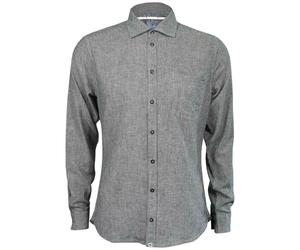 Sustainable Eco-Friendly Mens Organic Hemp & Cotton Long Sleeve Striped Shirt