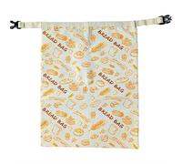 Sustainable Food Grade Bread Storage with Elastic Closure Washable for Homemade Goods Bread Preservation Bag