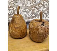 Sustainable Furniture UK Ltd - 25cm-30cm Reclaimed Teak Root Pear Artifact