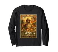 Sustainable Future Graphic Anti Automation Environmental Long Sleeve T-Shirt