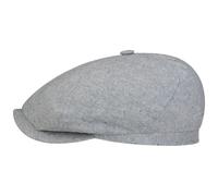 Sustainable Hanover 6 Panel Flat Cap by Stetson