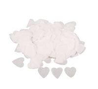 Sustainable Heart Confetti | 8 Packs White Paper Hearts for Wedding Decorations/Party Supplies/Infant Showers | Biodegradable Love Confetti for Table Scatter & Present Filling