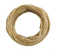 Sustainable Hemps Twine Wicks with Natural Beeswax, 33 FT Length Perfectly Designed for Creative Uses (Dark Brown)