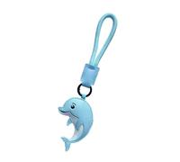 Sustainable Leather Dolphin Keychain With Multiple Animal Options Keyrings Charm Ideal For Individual Styles Enhancement Safe Keychain
