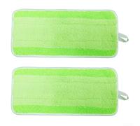 Sustainable Microfiber Cleaning Pad Set For Your Bon A Mops Two Cloths That Make Floor Care Easy And Efficient (white edge)