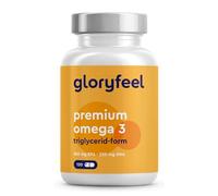 Sustainable Omega 3 Fish Oil Supplement 1000mg Capsules - 500mg EPA & 250mg DHA for Heart & Brain Function* - Essential Omega-3 Fatty acids