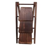 Sustainable Paulownia Wood 3-Tier Kitchen Rack - Versatile Food for Vegetables Dishes & Kitchen Storage Solutions