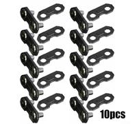 Sustainable Performance Pack of Ten Replacement Chain Links Compatible with Popular Sizes and Types