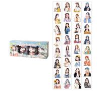 Sustainable PET Scrapbook Adhesive Recordings with Themed Character Illustrations for Creative Memory Maintaining Multi Scene Sticker Roll