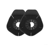 Sustainable silicone pads designed to protect windshield wipers from environmental debris, set includes two pieces (Black)