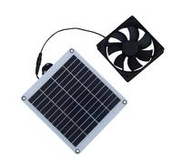 Sustainable Solar Panel Ventilator Solar Power Exhaust Fan 5W For Cooling Small Livestocks Enclosures & Greenhouses