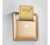 Sustainable Solution Low Frequency Power Supply Switch for Hotels and Rooms (Silver)