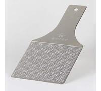 Sustainable Stainless Steel Wasabi Grater - Hagane Zame REGULAR - Grate Wasabi, Garlic, Ginger, Apples, Fruits, Vegetables, Creamy Texture/Kinjirushi Wasabi (Reguar, 6.8 inch x 3.3 inch)