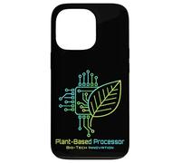 Sustainable Technology Circuit Board Leaf Eco-Tech Process Case for iPhone 13 Pro