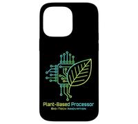 Sustainable Technology Circuit Board Leaf Eco-Tech Process Case for iPhone 14 Pro Max
