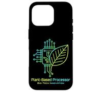 Sustainable Technology Circuit Board Leaf Eco-Tech Process Case for iPhone 16 Pro
