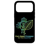 Sustainable Technology Circuit Board Leaf Eco-Tech Process Case for iPhone 17 Pro Max