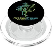 Sustainable Technology Circuit Board Leaf Eco-Tech Process PopSockets PopGrip for MagSafe