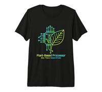 Sustainable Technology Circuit Board Leaf Eco-Tech Process Premium T-Shirt
