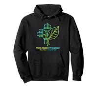 Sustainable Technology Circuit Board Leaf Eco-Tech Process Pullover Hoodie