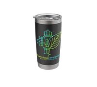 Sustainable Technology Circuit Board Leaf Eco-Tech Process Stainless Steel Insulated Tumbler
