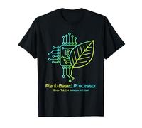 Sustainable Technology Circuit Board Leaf Eco-Tech Process T-Shirt