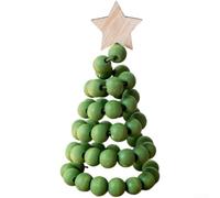 Sustainable Wood Festive Tree Ornament 8x8x16cm Smooth(D)