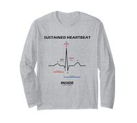 Sustained Heartbeat Inside Electrocardiogram Sinus Rhythm Long Sleeve T-Shirt