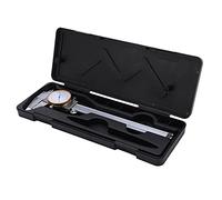 SustVita 0-150mm Measuring Tool with 0.02mm Accuracy and ShockProof Design Steel Dial Caliper Dimension Gauging Instrument for Woodworking/Metalworking/Engineering