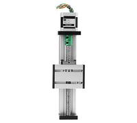 SustVita 1204 Ball Screw Slide with NEMA Stepper Motor, This 100mm Stroke Linear Actuator Serves as a CNC Router Actuator Slide for Automation Projects