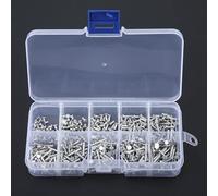SustVita 3mm - 18mm Length Rivets M2 Solid Aluminum Rivets 500pcs, Flat Head Rivets for Studs, Decoration, and Machine Assembly
