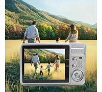 SustVita 48MP HD Vlogging Camera, Compact Travel Photography Camera with 4K Digital Video, 2.7 Inch Screen, 8X Zoom Autofocus, Anti Shake, Great for Kids and Teens