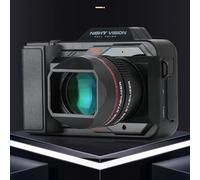SustVita 50MP Vlogging Camera, 5K Digital Camera with IR Night Vision, 4800mAh Battery and 4in Screen for Photography and Wildlife Tracking