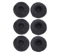 SustVita 65mm Memory Foam Ear Cushions with Reinforced Stitching for Lasting Comfort, 6 Piece Headphone Earpads Set for DR-bt101 / SHL9600 Headsets (Black)