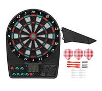 SustVita Automatic Scoring Digital Dartboard Electronic Soft Tip Dartboard With Games and LCD Display for Home Game Room Entertainment