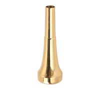 SustVita Brass Trumpet Mouthpiece featuring a gold plated rim for sustained playability. A Professional Trumpet Mouthpiece for musicians in orchestra, jazz ensemble, or solo (5C)