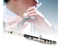 SustVita C Piccolo Flute with Complete Cleaning Kit and Case for School Band Practice, a Student Piccolo Flute with Accurate Tone and Copper Ni Body