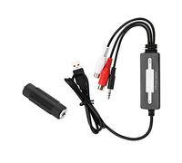 SustVita Cassette to MP3 Converter for recording from tape players, this Audio Grabber PC device also works as a Turntable to Digital Converter for LPs