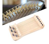 SustVita Chinese Zither Finger Trainer with 6 Strings for Beginners' Daily Practice, Develops Fingering and Chord Skills, a Portable Wooden Fingering Exerciser