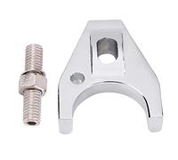 SustVita Chrome Billet Distributor Clamp for Small Block and Big Block Engines V8 V6 also fits HEI points type SBC Distributor Hold Down