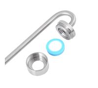 SustVita CO2 Diffuser for Fish Supplies, Stainless Steel Carbon Dioxide Atomizer Aquarium Equipment (M(250mm))