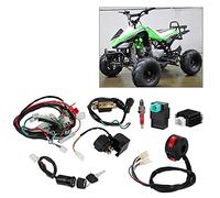 SustVita Complete Electrics Go Kart set including a full Stator, Solenoid Relay, CDI, and Spark Plug. Fits most Dirt Bike Electrical Parts for 50cc up to 125cc
