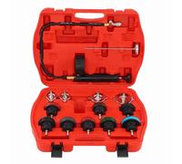 SustVita Cooling System Testing Tool Kit, 14pc Radiator Coolant Pressure Tester with Accurate 0-35 PSI / 0-2.5 Bar Manometer for M-Class,