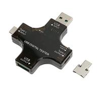 SustVita Digital USB Tester 0-5.1A 6.5A Max Compatible with QC3.0 / .0 / BC1.2 USB Voltage Meter and Capacity Monitor for Type C Devices