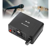 SustVita Dynamic and Condenser Mic Preamplifier, Microphone Preamp with Phantom Power, High Gain Mic Booster for Recording, Nice for Live Streaming and Podcasting