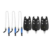SustVita Electric Fishing Bite Alarms with High Output Speaker for Bait Casting Rods/Telescopic Rods Makes Fishing Easier 3 Pack Luminous Fishing Alarms