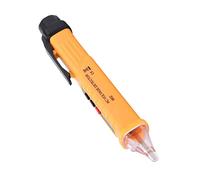 SustVita Electric Voltage Detector for Live/Null Wire Judgment, Test Pencil Voltage Detector with 12V / 1000V and 48V / 1000V Range and LED Flashlight (Yellow)