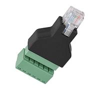 SustVita Ethernet RJ12 6P6C Connector Male to 6 Pin Screw Terminal Adapter for Secure Audio Cable RJ12 Systems and Other Devices