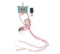 SustVita Guitar Wiring Harness Set with 3 Way Toggle Switch, 250K Potentiometers, and Jack, Prewired Assembly for Fender Telecaster Electric Guitar Mods