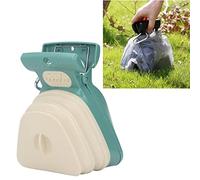 SustVita Handheld Dog Waste Cleaner, Sanitary Portable Puppy Pooper Scooper for Medium Dogs Outdoor Use (Mustard Green)